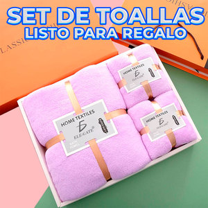 Set di 3 Asciugamani a Righe per Bagno e Mani, Morbidezza Premium, Alta Assorbenza, Logo Personalizzato, in Cotone e Microfibra per Casa, Hotel e Spiaggia - Product Image 4