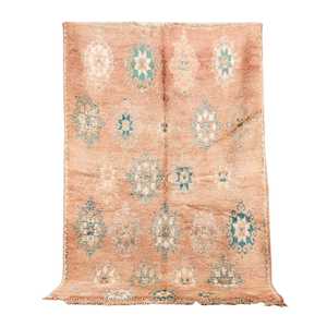 พรมปูพื้นห้องนั่งเล่นขนาดใหญ่,พรมปูพื้นทำจากผ้าขนสัตว์ทอมือขนาดเล็กสไตล์โมรอคโควินเทจ Beni Ourain - Product Image 2