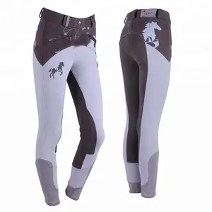 Custom Men's Horse Riding Breeches Silicon <b>Knee</b> <b>Patch</b> Nylon Material Shin Guard Sports Compression Protection Leg Guards Warmers - Product Image 2