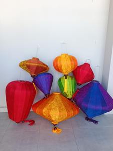 Supplies Jacquard Silk Fabric <b>Lanterns</b> Silk <b>Lantern</b> Decoration Festival Event Party From Vietnam - Product Image 4