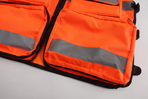 Estilo sin mangas de calidad premium Hombres Hi Vis Chaleco última moda peso ligero Transpirable precio ajustable Hombres Hi Vis Chaleco - Product Image 5