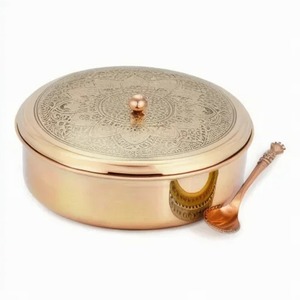 Boîte à épices en métal doré design, élégante, pour comptoir de cuisine, organisateur de table à manger et cadeau de mariage haut de gamme - Product Image 1