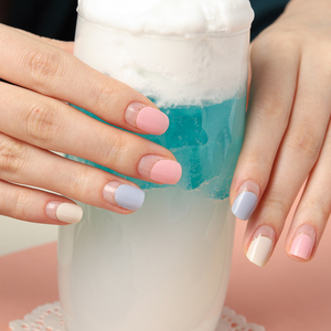 Tiras de gel para uñas ShineB #45774, pegatinas de uñas fáciles francesas más vendidas, salón de alta calidad hecho en Corea, decoración de artículos de moda - Product Image 3