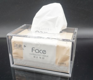 Boîte de papier de soie acrylique en gros du fabricant 2025: étuis multi-design uniques pour une organisation élégante de la maison - Product Image 3