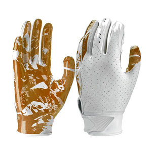 Guantes deportivos de cuero de dedo completo personalizados de la mejor calidad para entrenamiento de fútbol americano Ropa de entrenamiento Premium - Product Image 6