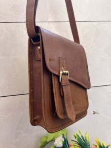 Bolso informal hecho a mano de cuero genuino de estilo occidental para mujer, bolso elegante con decoración de letras y borlas, bolso de compras - Product Image 2