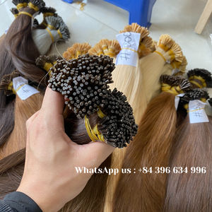 Haute qualité 8 ''-34'' kératine ITIP Extensions de cheveux vierges couleur brune petite trame unique pas d'emmêlement prix de gros - Product Image 3