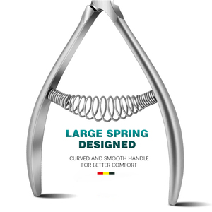 Coupe-cuticules professionnel en acier inoxydable de haute qualité, toucher doux et confortable, outil pour technicien en ongles, peau morte, doigts - Product Image 3