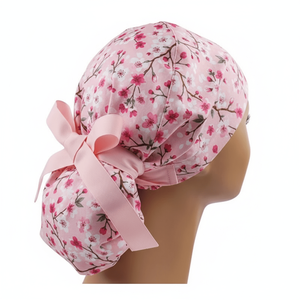 Gorro de Enfermería Unisex con Estampado Floral Colorido, Gorros de Médico, Gorros de Algodón para Mujer, Gorro de Enfermera, Accesorios de Enfermería - Product Image 1