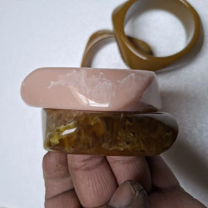 Minimalist Resin Bangle Bracelet Trendy Jewelry Accessories Bulk <b>Supply</b> - Product Image 1