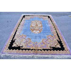 พรมปูพื้นขนแกะสไตล์ตุรกีขนาด6.5x9.6ฟุตพรมปูพื้นทรงสี่เหลี่ยมผืนผ้าสำหรับทางเดินตรงทางเดินทำจากยางพรมรองทางเข้าแบบคลาสสิก - Product Image 1