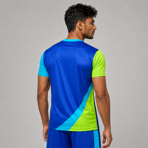 เสื้อวอลเลย์บอลแบบสวมใส่สบาย ระบายอากาศได้ดี ผลิตตามสั่งด้วยเทคนิค Sublimation สำหรับผู้ชาย ชุดทีมกีฬาวอลเลย์บอล บริการ OEM - Product Image 3
