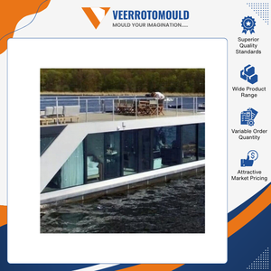 Fournisseur en gros de haute qualité, maison flottante de style ponton, maison-bateau de luxe en aluminium pour les loisirs et la pêche - Product Image 6