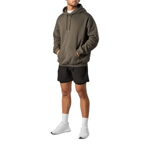 Bonne qualité grande taille vêtements pour hommes goutte épaule sweats à capuche Hip Hop Street Style décontracté sport et Streetwear à capuche mâle 2026 - Product Image 4