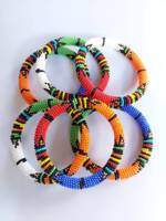 Bracelets en perles de verre indiennes en gros - Bracelets en perles de rocaille au crochet - Bijoux fantaisie - Bracelet tendance 2024
