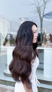 Perruques à texture ondulée de plusieurs donneurs, cheveux humains vierges vietnamiens d'un seul donneur, perruque couleur ombrée unique, sans nœuds, sans perte de cheveux - Product Image 2