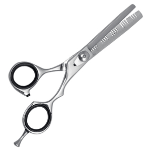 Tijeras profesionales para entresacar cabello, de dientes anchos, multicolor, hechas con acero inoxidable japonés por Life Care Instrument - Product Image 2