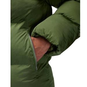 Custom <b>Men's</b> <b>Waterproof</b> Puffer <b>Jacket</b> with Stand Collar Quilted Design Breathable Quick Dry Winter Outdoor Coat <b>Green</b> Polyester - Product Image 6