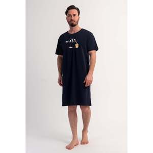 ERKEK P.SUPREM O YAKA KISA KOL TUNIK - AZUL MARINO - AZUL MARINO - Product Image 1