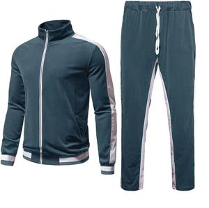 ชุดวอร์มลำลองสำหรับผู้ชายมีฮู้ดธรรมดาชุดออกกำลังกายฟิตเนสชุดวิ่งชุดออกกำลังกาย - Product Image 5