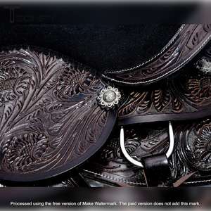 Selle de cheval de dressage anglaise personnalisée et durable Selle occidentale confortable en cuir véritable pour l'équitation quotidienne - Product Image 3