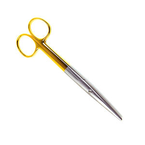 กรรไกรผ่าตัดแบบตรง รุ่นฮาล์ฟโกลด์ ชุบทองสแตนเลสเกรด I ยี่ห้อ MEDIHEAL SURGICAL CORPORATION ขนาด 165 มม. - Product Image 3