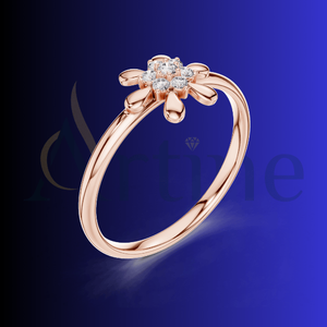 Gemfinty jewels 10K Geometric Style Open Ring Women Fashion Accessory - Product Image 1