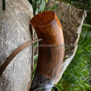 งานฝีมือสุดชิคฮอร์นดื่มสไตน์งานฝีมือธรรมชาติสำหรับผู้ที่ชื่นชอบเบียร์และทุ่งหญ้า - Product Image 1