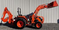 Gebrauchter 55PS KUBOTA MX5200 Traktor mit Baggerlader und Frontlader Verfügbar