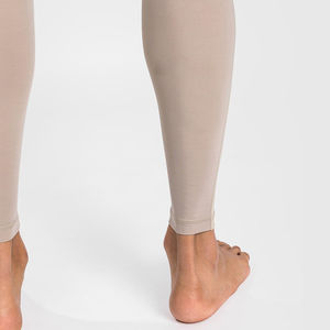 Leggings de compression unisexes beiges pour entraînement MMA, grappling, BJJ, boxe, fitness, entraînement, Muay Thai, séchage rapide - Product Image 4