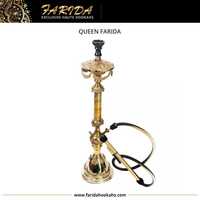 Chicha égyptienne de luxe Farida en laiton, édition limitée, qualité supérieure, finition laquée, soudée à la main, design courbé, mini, très demandée