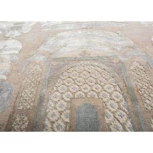 Tapis Khidki vert noué à la main en laine et soie de bambou, 10 mm, rectangulaire, abstrait, pour la maison, le couloir, le salon - LRB-13019 - Product Image 3