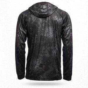 Sweat à capuche de pêche léger avec protection solaire UPF, imprimé par sublimation, séchage rapide, vêtements de performance d'extérieur pour l'été, OEM - Product Image 2