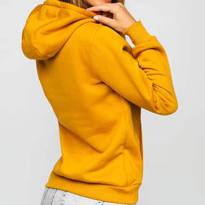 เสื้อฮู้ดผู้หญิงสีพื้น สไตล์ลำลอง แฟชั่นสตรีทแวร์ สำหรับกิจกรรมกลางแจ้ง ผ้าไม่เป็นขุย ระบายอากาศได้ดี - Product Image 3