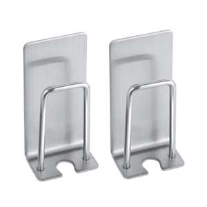 2 pièces Étagère murale pour dentifrice Organisateur de salle de bain Support de rangement - Product Image 6