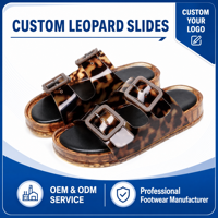 Sandales légères et souples pour femmes BreezeStep avec logo personnalisé, double bride, semelle souple, imperméables, antidérapantes, Cloud Slides CE