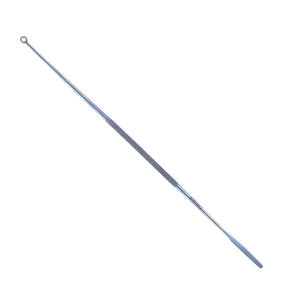 Ent Ear Probes Stainless Steel Surgical Loop Otology Buck Ear Curette Blunt Straight for <b>Otoscope</b> With Double Head CE ISO - Product Image 2