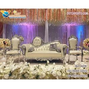 Magnifique ensemble de canapés de mariage pour la mariée et le marié, ensemble de canapés de scène de mariage créatifs, ensemble de canapés de mariage de style italien, Australie - Product Image 1