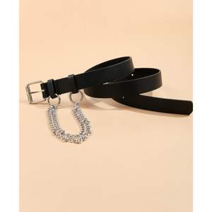 Cinturón Metálico con Cadena para Mujer, Accesorio Elegante - Product Image 1