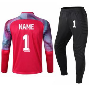 Uniforme de gardien de but de football personnalisé de haute qualité Kits de football ordinaire personnalisés de qualité bon marché uniforme de gardien de but de football en vrac - Product Image 6