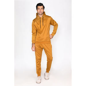 Vente en gros de survêtements d'hiver légers pour hommes Qualité supérieure 100% coton Vêtements de jogging solides et écologiques Caractéristiques respirantes - Product Image 2