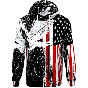 Suéter de tamaño de EE. UU. de alta calidad, sudaderas con capucha de algodón 100% para hombre con etiqueta personalizada, fabricación profesional - Product Image 5