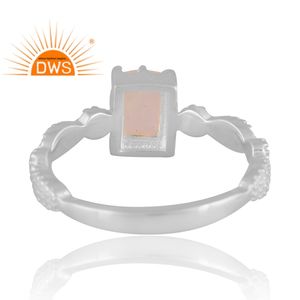 Nuevas llegadas 925 anillo de ópalo etíope Natural de plata esterlina joyería de diseño personalizado para mujer regalo para ella - Product Image 2