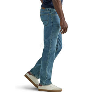 Pantalones vaqueros de alto fabricante para hombre, pantalones vaqueros transpirables para hombre, pantalones vaqueros informales para adultos - Product Image 2