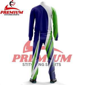 Ensemble de vêtements en tissu épais pour hommes, survêtement de sport, manches longues, vêtements surdimensionnés, costume cool pour la salle de sport, survêtements de sublimation pour hommes - Product Image 2