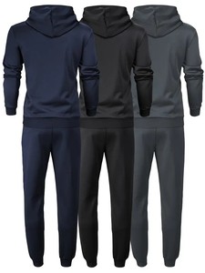 Ensemble de survêtement pour homme en 3 pièces de style vintage - Décontracté, extensible, 100% coton, séchage rapide, poches, hiver, fabriqué au Bangladesh - Product Image 2