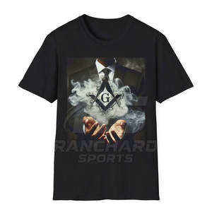 Camiseta con Símbolo Masónico, Diseño Antiguo de Francmasonería, Camiseta de Fuerza Masónica, Ropa Artesanal Audaz, Camisetas de Tradición Masónica - Product Image 1