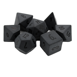 Dados de Piedra de Alta Calidad, Juego de Obsidiana Elevada, Piedras Naturales Grabadas con Gemas, Juego de Dados Personalizados, Dados de Cristal Vikingos, Mayorista - Product Image 3