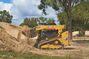 Chargeuse compacte sur chenilles CAT 255 d'occasion, prix d'usine, chargeuse compacte articulée CAT à vendre - Product Image 2