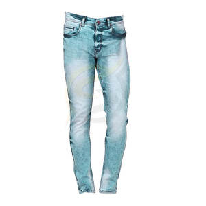 Jean décontracté de qualité supérieure pour homme disponible en toutes les couleurs avec bouton - Product Image 3